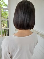 TJ天気予報 5mm 春日井店 髪質改善水素カラー/ナチュラルブラウン/ボブ