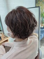 リバー(river) 大人かわいいショートパーマスタイル