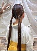 卒業式 袴 タイトツインヘア★