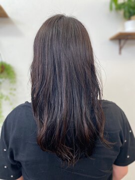 リリー LILY ヘアー メイク HAIR アンド & MAKE 小顔こなれ感ロング＊夏ヘア カーキベージュ 大人可愛い20代髪型