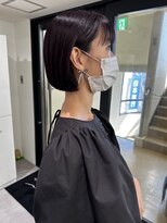 オーシャン(Ocean)&nbsp;［Ocean Hair&Life 水田］☆トレンドボブ×カシスカラー☆