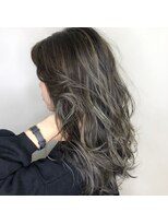オーブ ヘアー アズール 吉祥寺店(AUBE HAIR azul)&nbsp;コントラストハイライト×モノトーングレージュ　【清水　祥】