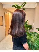 イノアカラーで作るオレンジブラウン　銀座/20代/30代