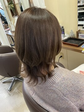 コアフィールフィス(COIFFURE fils) 【見附　今町】外ハネ　似合わせカラー