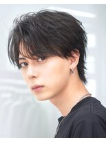 オーシャントーキョー 渋谷神南(OCEAN TOKYO) リバース毛流れ黒髪人気センターパート