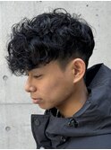 福岡大名スペインカールラルフカールビジネスヘア外国人風パーマ