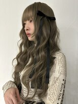 メゾンアクア 表参道(Maison ACQUA) ☆ブリーチなしダブルカラー オリーブ オリーブベージュ ボブ