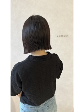 エメ バイ ヘアーポケット(aimer by hair pocket) *+aimerが叶える...切りっぱなしボブ
