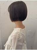 透明感カラー×ミニボブ
