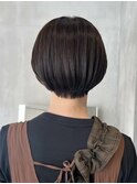 20代30代前髪なしショートハンサムショート丸みショートレイヤー
