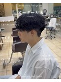 波巻きシャドウルーズマッシュパーマ大宮メンズカットパーマ