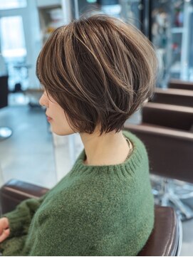 レリーキルト 岡本(RelyQuilt) 美肌カラー×髪質改善ボブで透明感アップ[岡本/摂津本山]