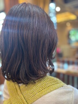 バグスドゥア(Bagus dua) ミディボブ10.10暗めカラー