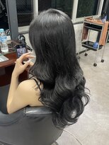 ビゼ 梅田(BIZE)&nbsp;ブルーブラック/シールエクステ80枚