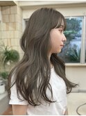 ブリーチなしヘーゼルベージュブラウンオリーブ赤み消し春カラー