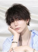 横浜駅西口/縦落ちシャドウパーマ/ルーズショート/波巻き