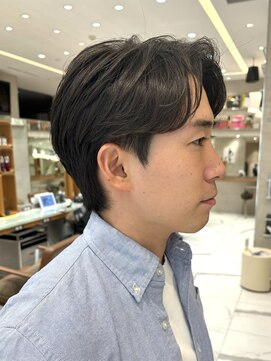 ピークアブー 原宿ハラカド(PEEK-A-BOO) ☆大人毛流れメンズカットショート刈り上げなし原宿30代40代