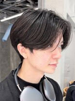 ピークアブー 原宿ハラカド(PEEK-A-BOO) ☆毛流れショートセンターパート原宿30代40代メンズカット