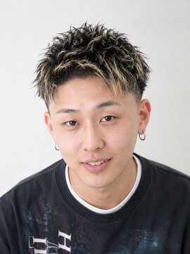 クレオ 福大通り店(CREO) アップバング×ツーブロック◎男らしさ清潔感好感度UPメンズ