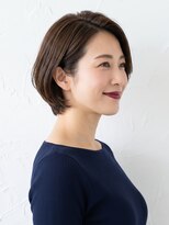 と和 巣鴨&nbsp;髪質改善・白髪染め対応/大人ひし形ショートボブ