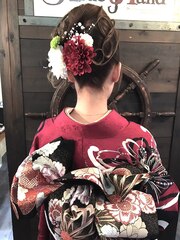 着物ヘアセット