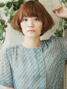 と和×美髪クリニック 巣鴨店 美しい煌やきを演出 ストレートタッチのボブゆる巻き 巣鴨店