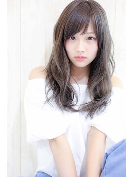 ビレア 尾張旭店(BELEA) 『BELEA』暗めグレージュカラー×モテふわルーズロング