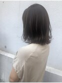 似合わせカット/アースカラー/デザインカラー/グレージュ/暗髪