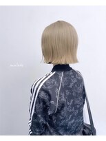 モアナ バイ ヘッドライト 沖縄東崎店(Moana by HEADLIGHT)&nbsp;Moana【東崎】#ミニボブ#ブロンド#ベージュ#外はねボブ