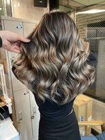 ラフ 難波店(LAFF)&nbsp;#黒髪#ボブルフ#ネビージュ#小顔#ワンレン