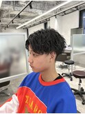 2wayスタイル　センターパート×ツイストスパイラルパーマ