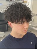 波巻きスパイラルツイストスパイラルパーマプードルパーマウルフ