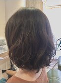 20代30代40代◎くせ毛風無造作ガーリー大人ボブ