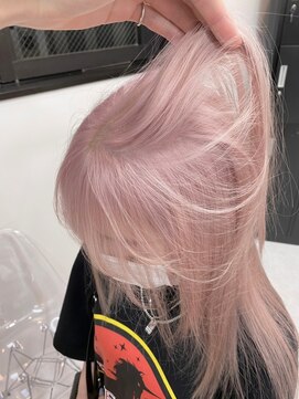 ペレ 渋谷(PELE) K235_ペールピンク ブリーチ3回~