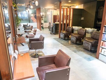 eim hair design 町田店　髪質改善 縮毛矯正 ハイライト メンズ
