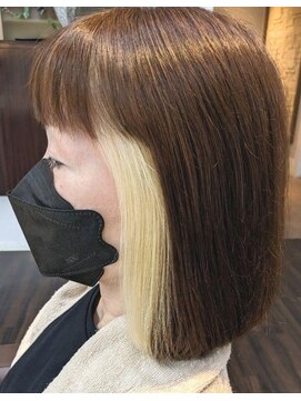 エノモト(ENOMOTO) 10代20代☆大人可愛いこなれコントラストボブ