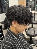 波巻きパーマスパイラルパーマツイストスパイラルパーマメンズ