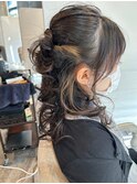 カジュアルヘアアレンジ☆結婚式二次会☆