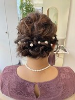 ビオラバイフーガ 綱島(Viola by FUGA)&nbsp;パーティーヘアセット＊ロープ編み込みアップスタイル