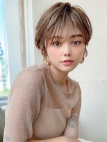 アフロート エル 錦糸町(AFLOAT L)&nbsp;小顔/前髪/ネビージュ/マロンベージュ/ショートボブ/ワンレン