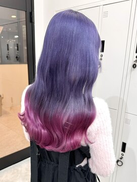 リル 溝の口(LiL) 推しカラーグラデーション/溝の口/ブリーチ/ダブルカラー