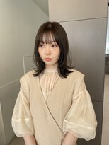 ローレンアオ(LOREN AO)&nbsp;ミルクティベージュオリーブダブルカラーラベンダー