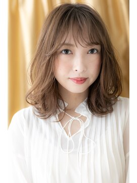 カバーヘア ブリス 北浦和(COVER HAIR bliss) □グレーベージュゆるふわエアリーミディ403北浦和20代30代40代