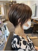 小顔ショート【ひばりヶ丘/ショート/ショートボブ/前髪カット】