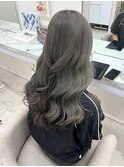 透明感カラー/シルバーアッシュグレージュ