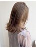 【人気No,2】カット& ダメージレスカラー＆トリートメント　￥10670→￥8000