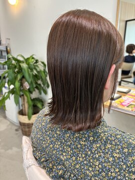 ファムバイアヴァンス(Femme by AVANCE.) 切りっぱなし#ナチュラルグレージュ/yukie