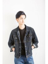 アニスミュゼ(anis musee)&nbsp;黒髪アップバング☆ナチュラル ツーブロック