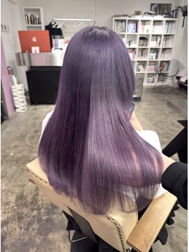ディーカヘアーセンダイ(Di KA HAIR sendai) purple/ハイトーン/ブリーチカラー/ブリーチ/ハイトーンカラー