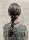 【ローポニーテール】結婚式/二次会/銀座/有楽町/アレンジ